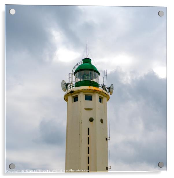 Antifer Lighthouse Acrylic by DiFigiano Photography