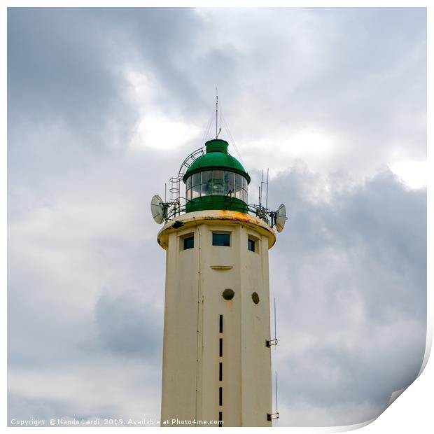 Antifer Lighthouse Print by DiFigiano Photography