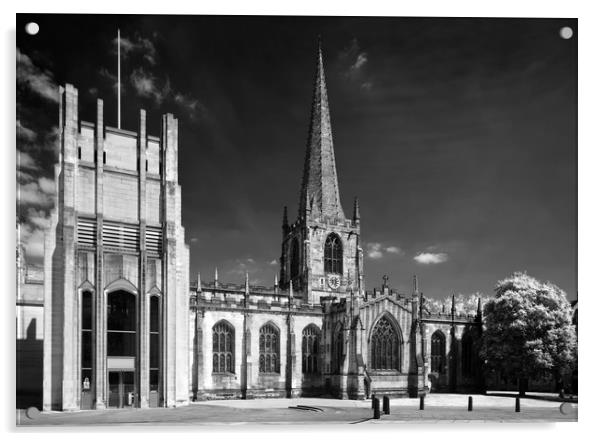 Sheffield Cathedral                        Acrylic by Darren Galpin