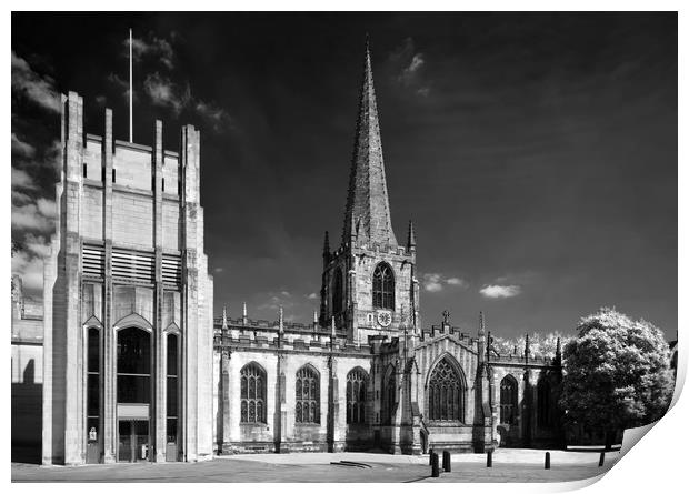 Sheffield Cathedral                        Print by Darren Galpin