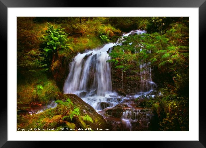 Wilderness. Rest & Be Thankful. Scotland Framed Mounted Print by Jenny Rainbow
