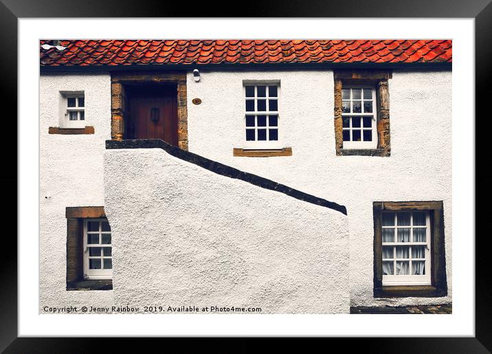 Breath of History. Culross. Scotland Framed Mounted Print by Jenny Rainbow