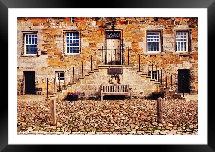 Culross Sketches 1  Scotland Framed Mounted Print by Jenny Rainbow
