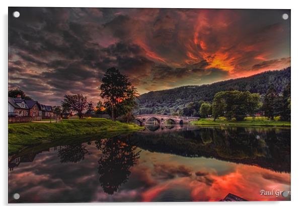 Kenmore Sunset Acrylic by paul green