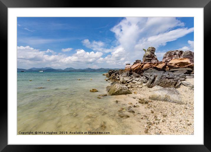 Khai Island in Thailand Framed Mounted Print by Mike Hughes