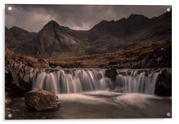 The Fairy Pools Acrylic by Paul Andrews