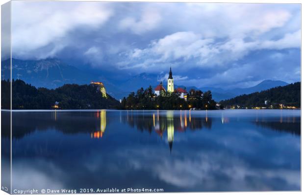 Lake Bled Canvas Print by Dave Wragg