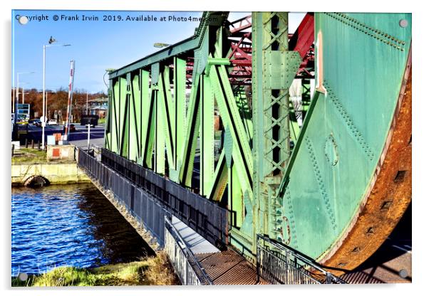 Duke Street Bridge Acrylic by Frank Irwin