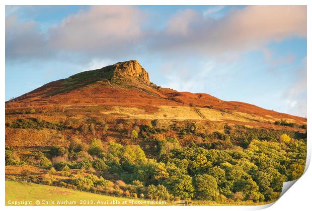 Roseberry Topping - North Yorkshire Print by Chris Warham