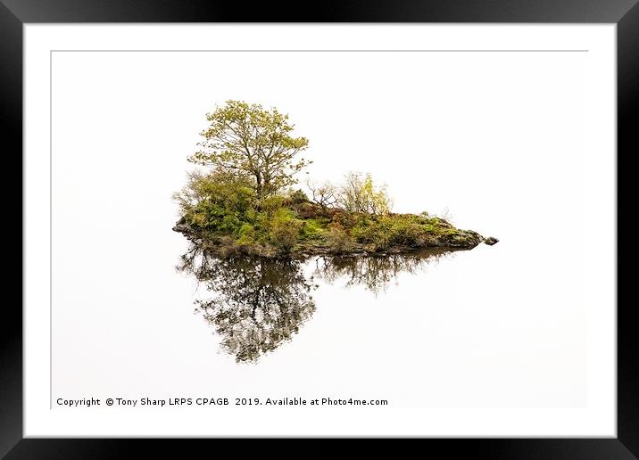 ISLAND Framed Mounted Print by Tony Sharp LRPS CPAGB