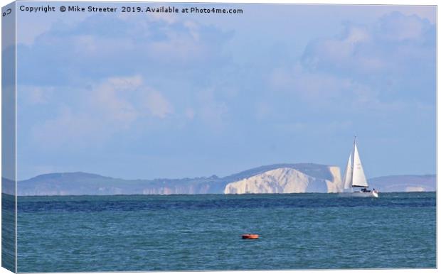 The Isle of Wight Canvas Print by Mike Streeter