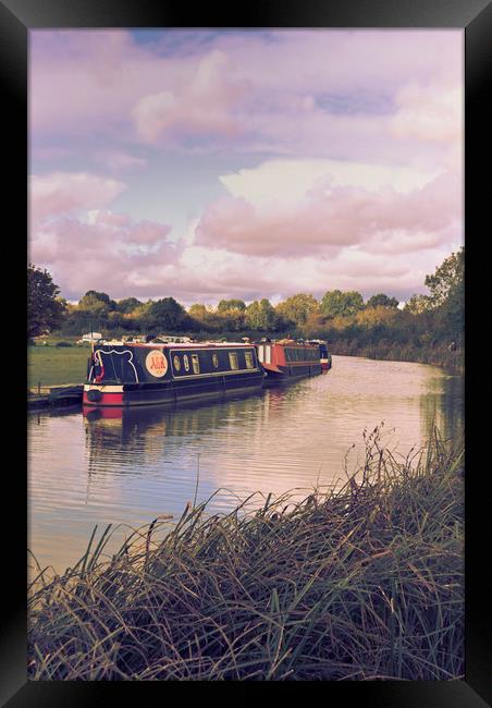 Travel by barge Framed Print by George Cairns