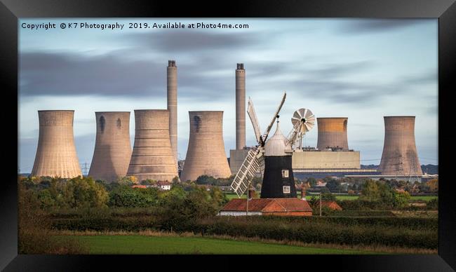 North Leverton Windmill Framed Print by K7 Photography