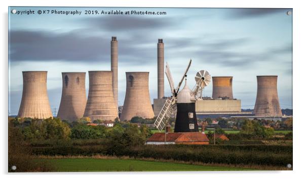 North Leverton Windmill Acrylic by K7 Photography
