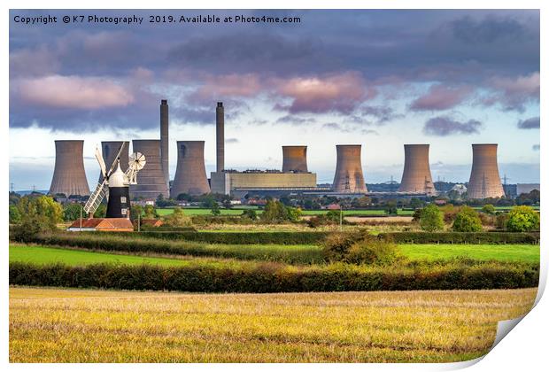 Power Generation Through The Ages. Print by K7 Photography