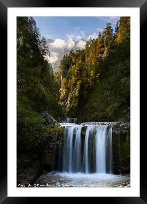 Canyon Light Framed Mounted Print by Dave Wragg