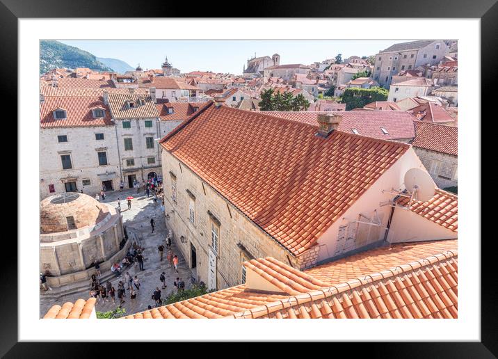 Dubrovnik Framed Mounted Print by Graham Custance
