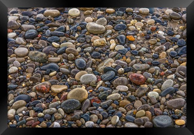 Pebbles and Stones Framed Print by Jonah Anderson Photography