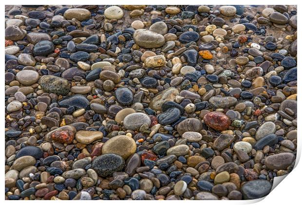 Pebbles and Stones Print by Jonah Anderson Photography