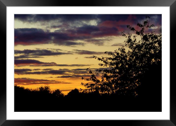 Evening Sunset Framed Mounted Print by Jonathan Thirkell