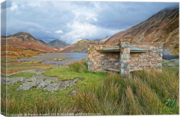 Wastwater Autumn Colour Canvas Print by Martyn Arnold