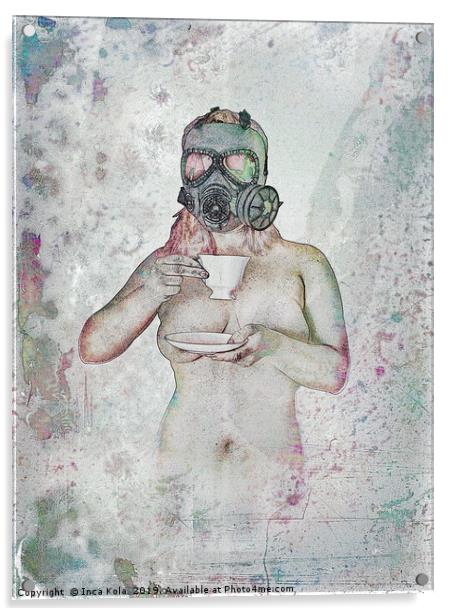 Tea Anybody (Colour Sketch Version) Acrylic by Inca Kala