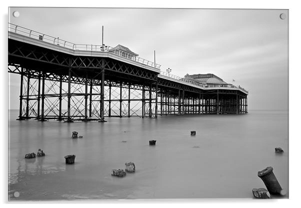 Cromer Pier Acrylic by Robert Geldard