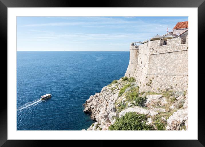 Dubrovnik Old Town Framed Mounted Print by Graham Custance