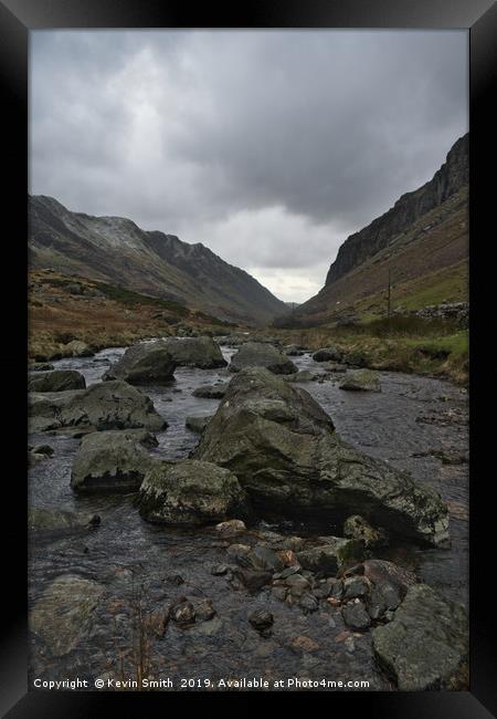 Llanberis Pass Framed Print by Kevin Smith