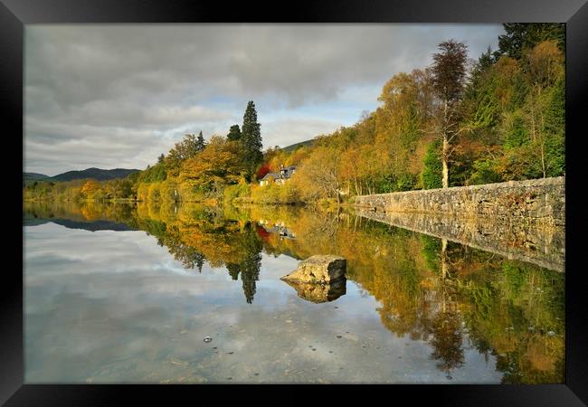 Loch Ard in Autumn Framed Print by JC studios LRPS ARPS