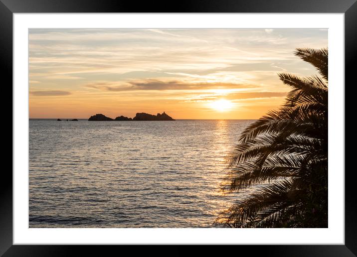 Dubrovnik Sunset Framed Mounted Print by Graham Custance