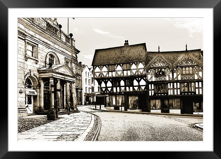 Ludlow Framed Mounted Print by Brian Beckett