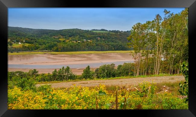 Bear River, Nova Scotia, Canada Framed Print by Mark Llewellyn