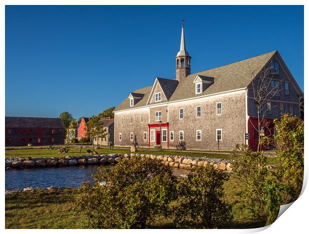 Cox's Warehouse, Shelburne, Nova Scotia, Canada Print by Mark Llewellyn