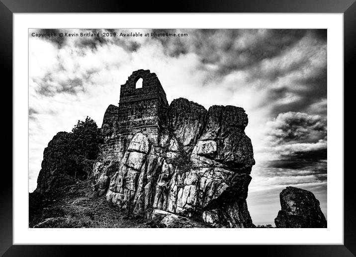 Roche rock cornwall Framed Mounted Print by Kevin Britland