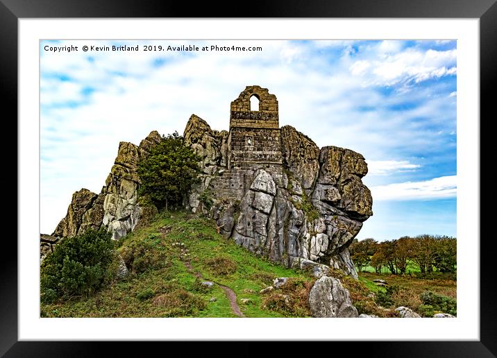 Roche rock cornwall Framed Mounted Print by Kevin Britland