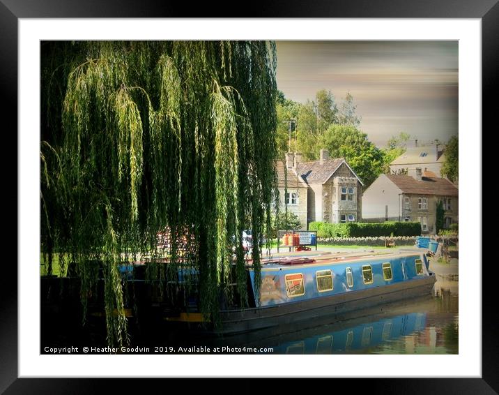 The Longboat Framed Mounted Print by Heather Goodwin