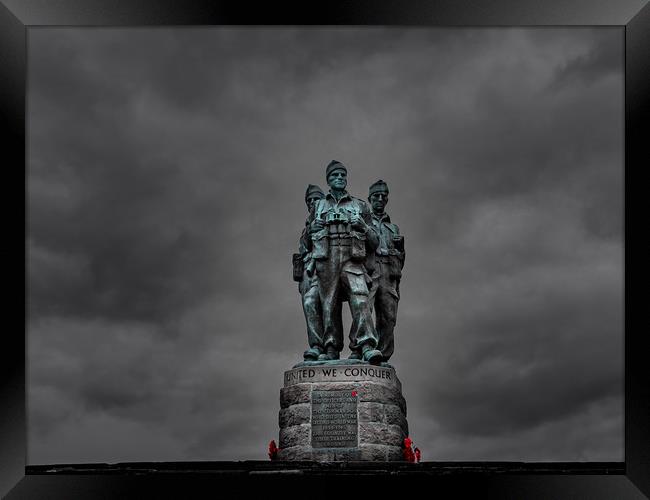 Commando War Memorial, Spean Bridge, Scotland. Framed Print by Colin Allen
