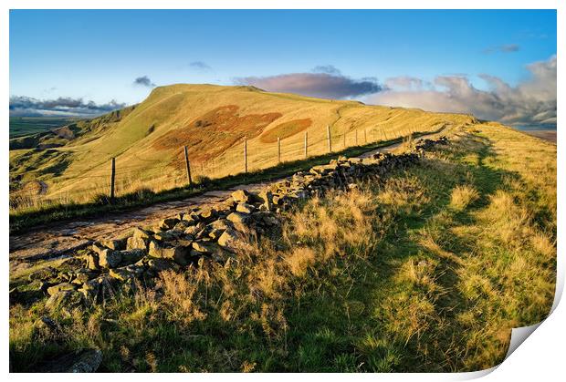 Footpath to Mam Tor                      Print by Darren Galpin