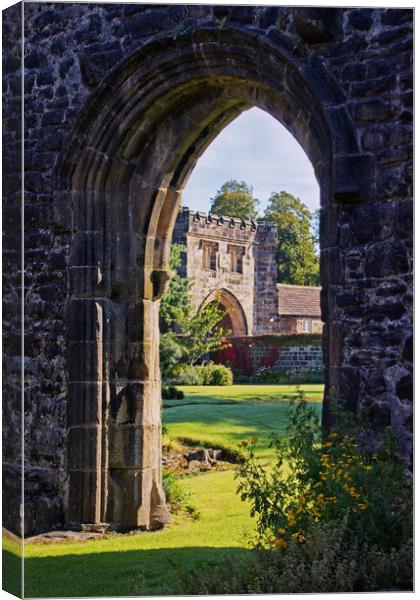 Whalley Abbey Canvas Print by David McCulloch