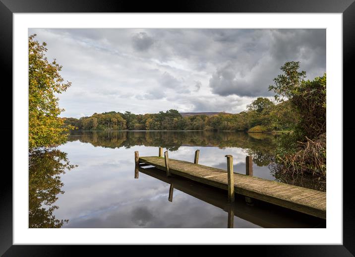 Wyresdale Lake in Lancashire Framed Mounted Print by Jason Wells