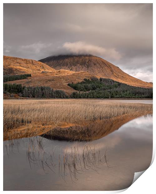 Beinn na Caillich Reflections Print by Paul Andrews