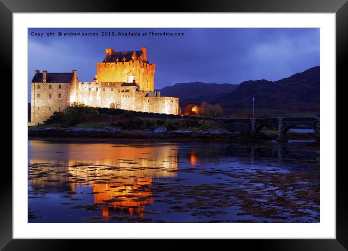 LIGHT CASTLE Framed Mounted Print by andrew saxton