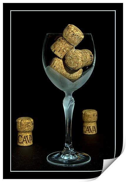 Wine glass Print by Sam Smith