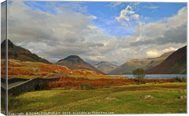 "Pastel Wasdale" Canvas Print by ROS RIDLEY