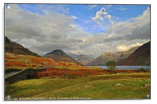 "Pastel Wasdale" Acrylic by ROS RIDLEY
