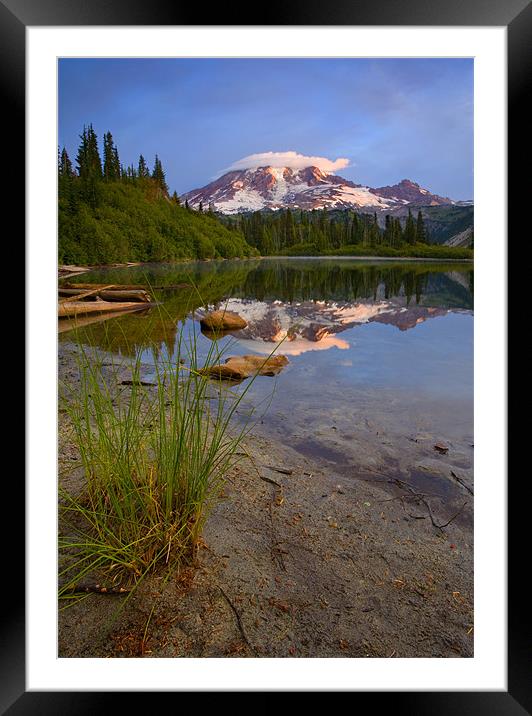Majestic Glow Framed Mounted Print by Mike Dawson