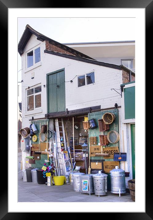 Ironmongers shop Framed Mounted Print by David French