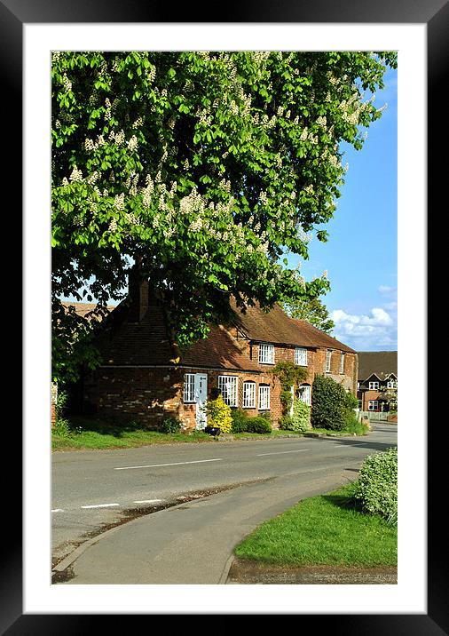 Wheelwrights Cottage, Wingrave Framed Mounted Print by graham young