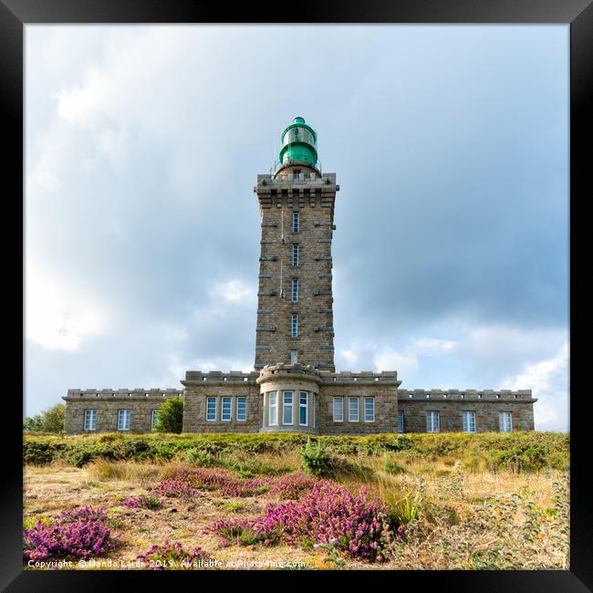 Cap Frehel Lighthouse Framed Print by DiFigiano Photography